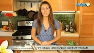 How to Make Simple Arugula Salad With Pine Nuts