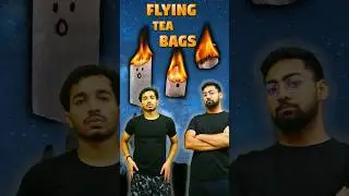Flying Tea Bag Magic || LIFE HACK || #shorts #viral #ytshorts