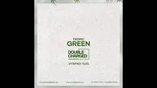Tropic Green - Double Charge Vitrified Tiles &ndash; 600x600MM