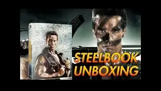 COMMANDO ★ STEELBOOK UNBOXING EXCLU FILMARENA BLU-RAY + Goodies SCHWARZENEGGER