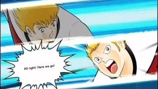 Captain Tsubasa Dream Team: Schneider and Teigerbran | Germanic One-Two Header