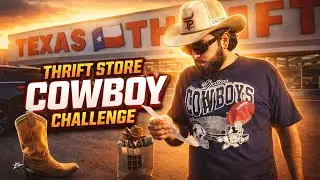 THRIFT STORE Cowboy Outfit Challenge 🤠