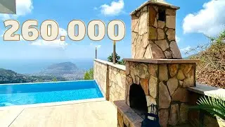 #139 Am höchsten Punkt in Alanya - 4+1 Haus in Tepe mit Garage und Infinitypool