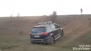 Tata Hexa offroading