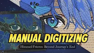 I Digitized Himmel From frieren | Anime Embroidery Design 