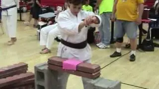 Whoifwhat: Hilton Karate Tournament -Women  break blocks!