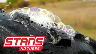 Пробил бескамерку Schwalbe Rocket Ron Performance с герметиком Stan's NoTubes