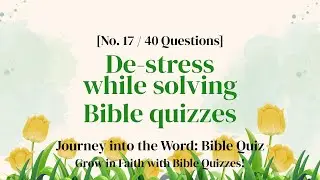 Apply Scripture to Your Life with Quizzes - Bible Quiz Ep. 17
