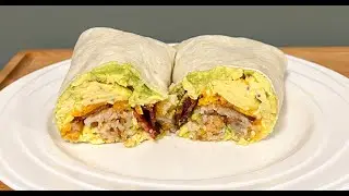 Egg and Bacon Breakfast Wraps