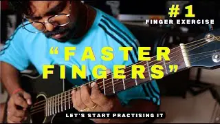 Get FASTER Fingers In 1 WEEK - #1 Finger Exercise for Guitar