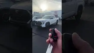 Remote start 2024 Tundra without remote connect. #toyota #tundra