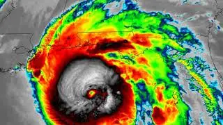 Hurricane Michael IR Satellite Loop