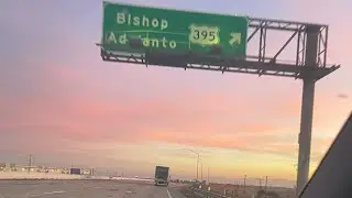 Highway US-395 north