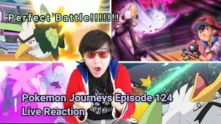 Pokemon Journeys Episode 124 Live Reaction JUST GETS BETTER AND BETTER!!!!!!