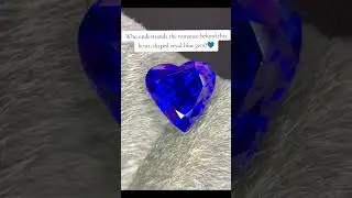 4.03ct Heart-Shaped Lab-Grown Royal Blue Sapphire💙✨