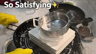 15 Minutes of Pure Foam ✨ Relaxing ASMR Dishwashing 💛 #asmrdishwashing #oddlysatisfying #cleanwithme