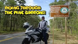 Riding through the Pine Barrons! Pineland National Reserve!