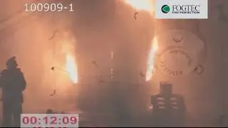 FOGTEC Water Mist System - safe approach for fire fighters