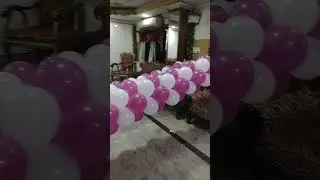 how to make balloon gate