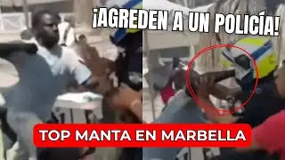 POLICÍA AGREDIDO en Marbella por MANTEROS: ¿Problema sin solución en la Costa del Sol?