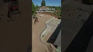 Stoked for this renovation. Halfway done ✅ #olmlandscape #construction #gardendesigner