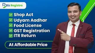 Get Shop Act, Udyam Aadhar, GST Registration, Food License, LLP all in One Place and One day Process