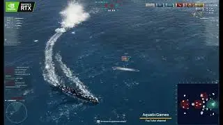 tactical thriller in the world of ships #slavikveselkov #wowsreplays #shorts #worldofwarships