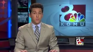 Jack Hummel Anchoring KOMU-8 TV 2/8/15