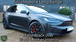 Tesla Model X Long Range registered January 2024 (73) finished in Matte Black
