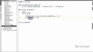 The  thread Module in Python