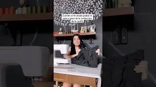 Me dio pena no grabar este paso a paso 🥲 pero BUENO YA NI MODO #coser #confeccionderopa #moda