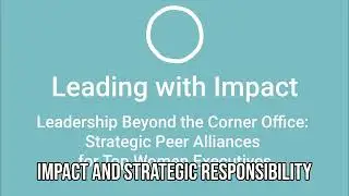 Strategic Leadership: Overcoming Isolation at the Top (0.5% Alliance)