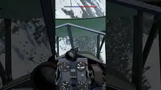 Air combat, a fight between two biplanes.