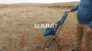 Katlanan Kamp Sandalyesi Summit K&uuml;&ccedil;&uuml;k Bir &Ccedil;antada Taşınıyor