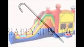 Inflatable Bounce House by Happy Jump