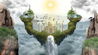 | MATTE PAINTING | PHOTOSHOP | FUTURISTIC WORLD | CITY | TAJ MAHAL | #photoshop #mattepainting