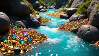 Unbelievable Beach Discovery: Gold Nuggets & Rare Gems in Sand of river