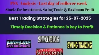#PSX analysis #Investment #Swing trading #Dividend #Best trading strategies