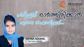 CMA US Success Story | Ashna Noufal