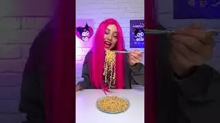 The Ultimate Noodle Hack! 😳🍜 | How to Slurp Noodles with Long Hair?