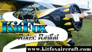 Kitfox, KitFox Aircraft with Rotec Radial aircraft engine.