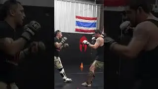 Double kick attack #fight #boxing #kickboxing #mma #sparring #twitch