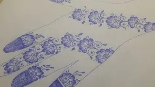 flowers bail mehandi design/beautiful mehandi design/2020new mehandi design//