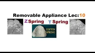 Lec:10 Removable Appliance: Z Spring, T Spring & Coffin Spring