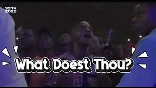 WHAT DOEST THOU?. MINISTER TEEWORSHIP AT YMR 2025