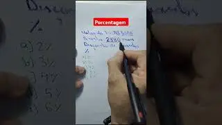 Porcentagem #edutuber #matematica #professordematematica #enem #estudosenem #matem&aacute;tica