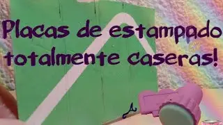 😱|Como hacer tus PROPIAS PLACAS para ESTAMPAR| ·1 MATERIAL·- perfectwith Ainhoa