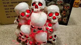 Spirit Halloween Fogging Skull Pile