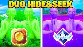 UNDERCOVER in DUO RANKED HIDE&SEEK #fortnite