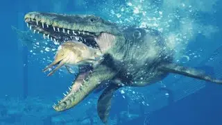 MOSASAURUS HUNTING ANIMATIONS - Jurassic World Evolution 2